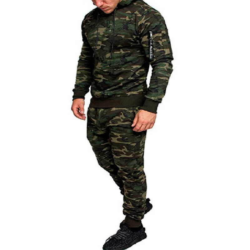 2020 Men Fashion Soild Camouflage Jackets+Pants Set Male Tracksuit Outdoors Suit Men's Gyms Suit Set Casual Sportswear 2020 Men Fashion Soild Camouflage Jackets+Pants Set Male Tracksuit Outdoors Suit Men's Gyms Suit Set Casual Sportswear