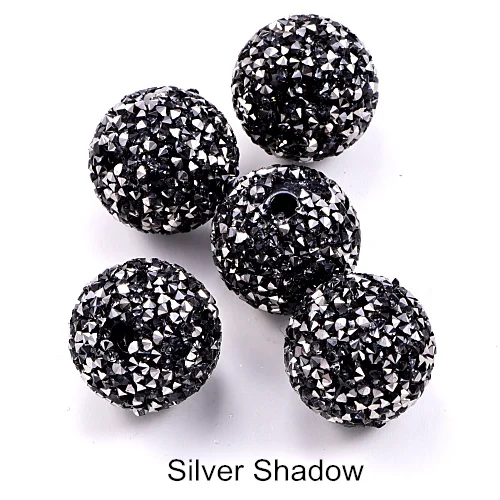Silver Shadow Стразы 4 размера, круглые стеклянные бусины для конфет, цветные стразы для рукоделия, аксессуары для рукоделия, B1369 - Цвет: Silver Shadow