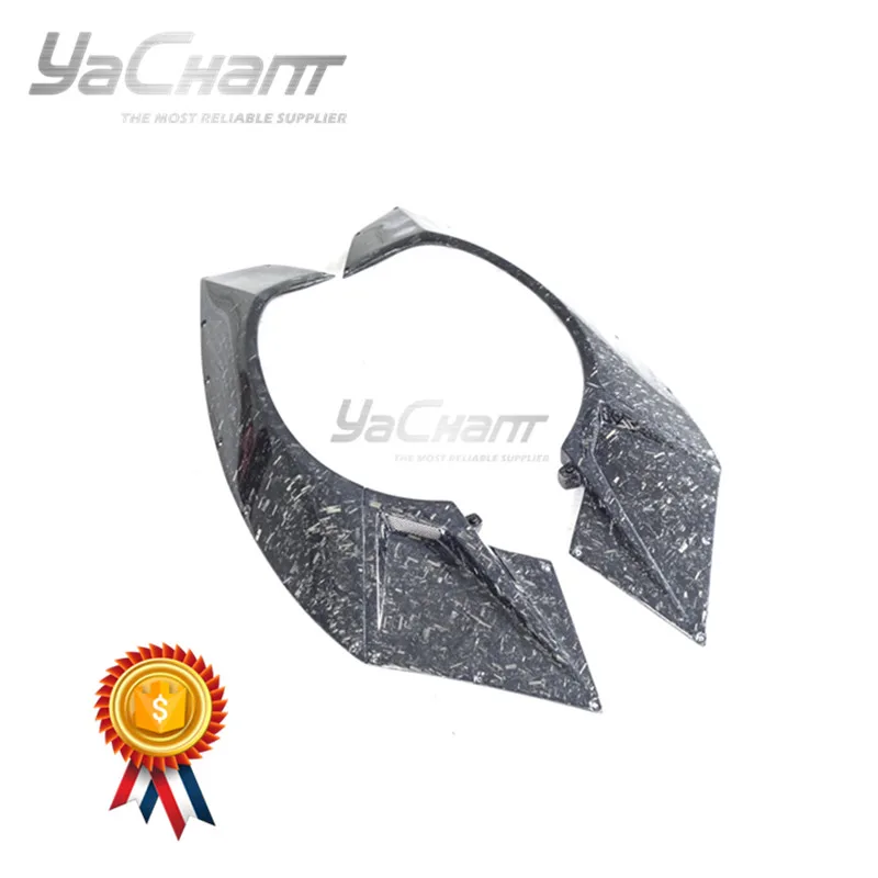 

Углеродное волокно, кованое углеродное плетение, заднее брызговик, подходит для 2011-2017 авандора купе и Roarster SVJ-Extra Wide