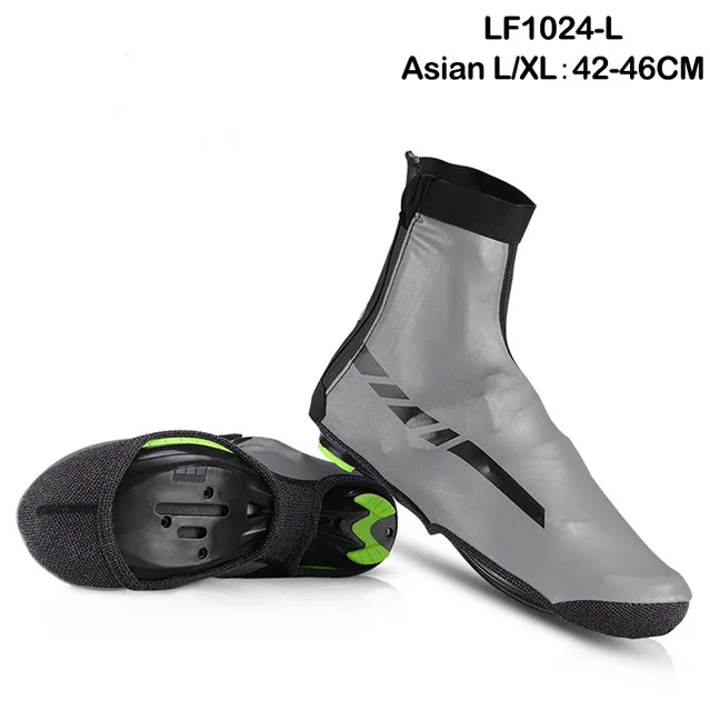 RockBros Cycling Shoe Covers Winter Warm Windproof Protector Overshoes Black