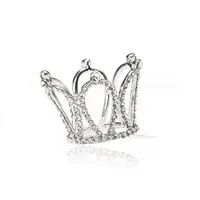 Baby Boy Girl Crown Newborn Photography Props Infants Rhinestone Photoshoot Accessories Picture Shoot for Baby Shower Birthday 6
