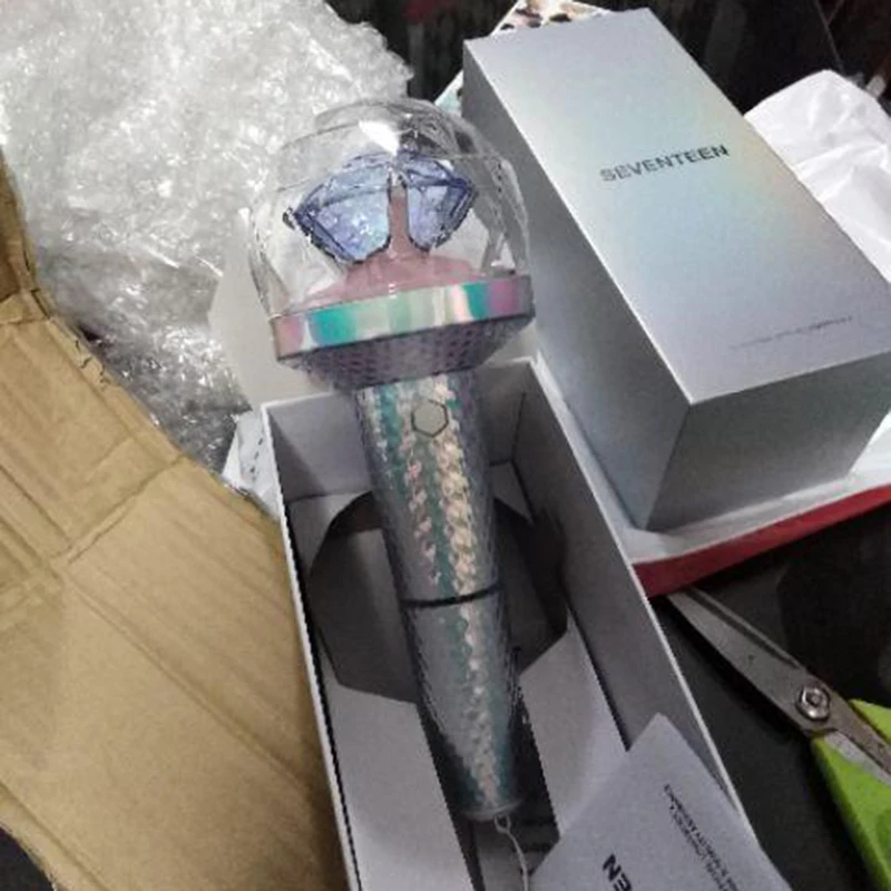 KPOP официальный SEVENTEEN CARAT BONG VER.2 Bluetooth светильник-палка альбом концерты светящийся светильник-палка ЛОМО карта подарок