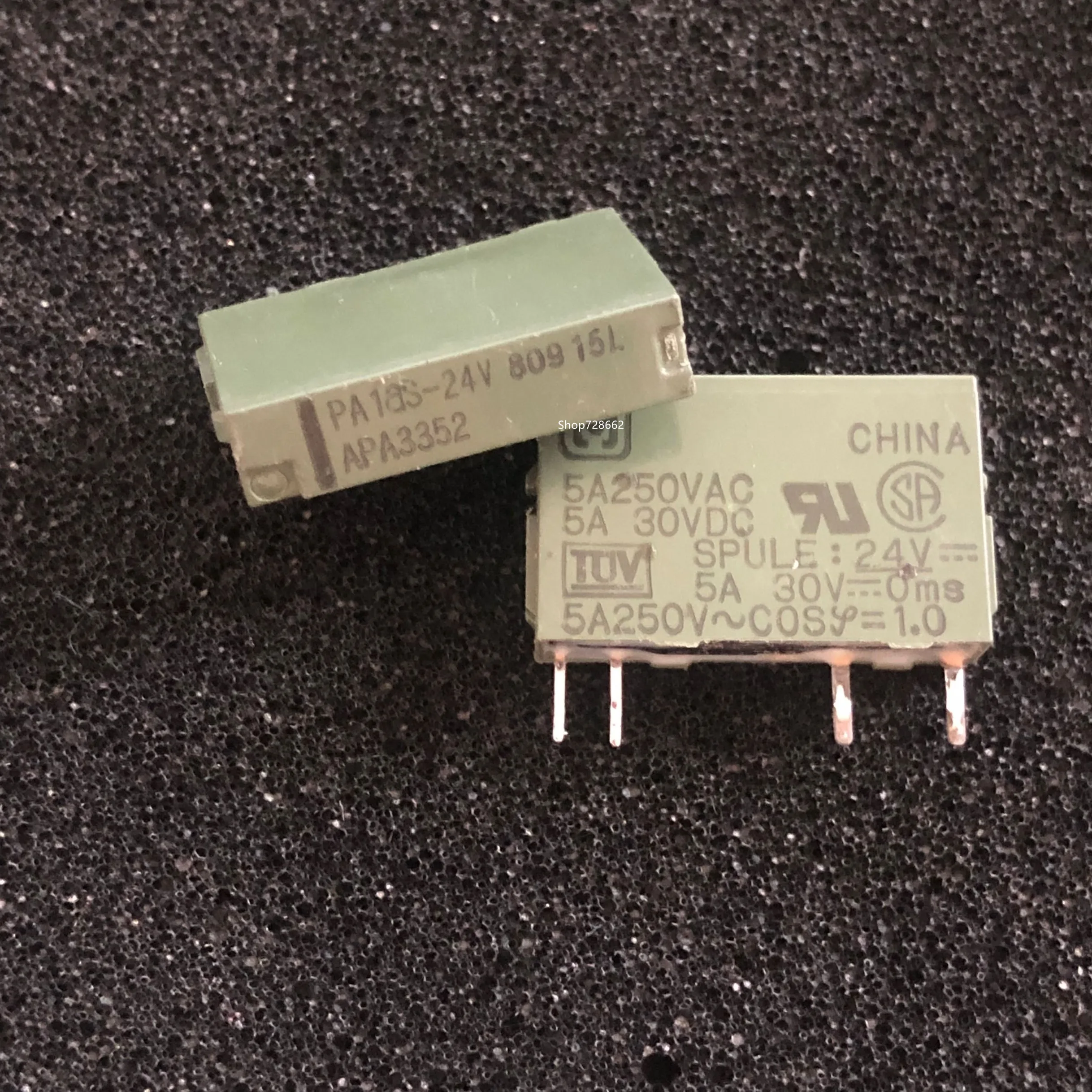 10-контактное реле PA1AS-24V 24VDC 24В 4PIN 5A APA3352 | Обустройство дома