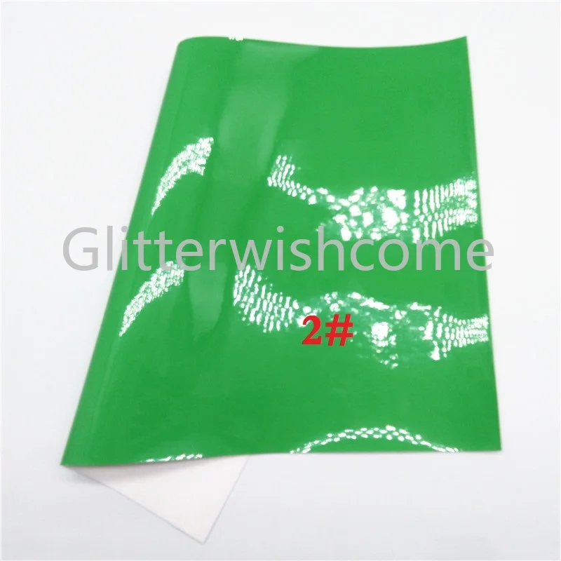 Glitterwishcome 21X29 см A4 размер винил для бантов неоновая лакированная кожа ткань искусственная кожа листы для бантов, GM681A