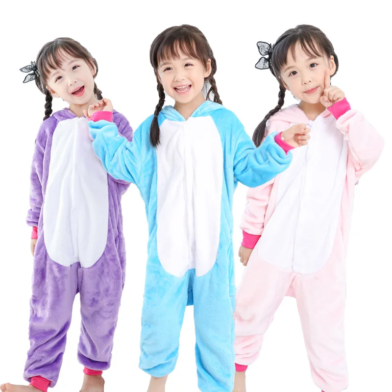 

Kigurumi Unicorn Children's Pajamas for Boys Girls Onesies Unicornio Flannel Kids Christmas Pijamas Animal Winter Sleepwear