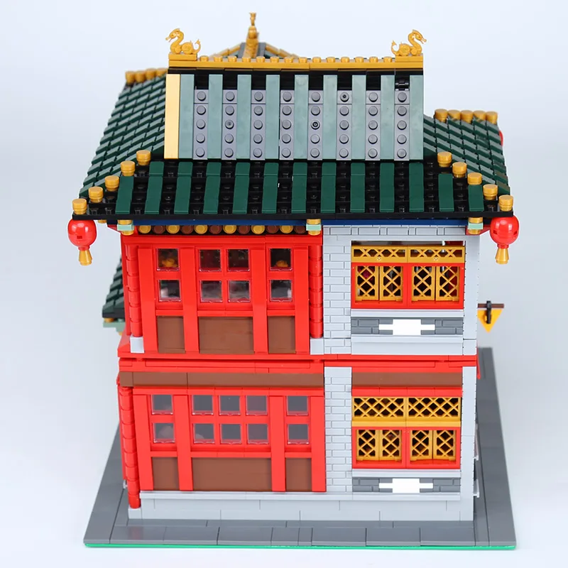 3267 шт. Детский развивающий конструктор MOC в виде красивой таверны|Блочные