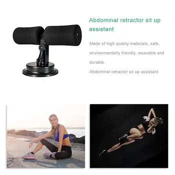 

1 Pc Abdominal Crunch Sit-Up Aid High-Density Foam Spring Buckle With 3 Height Free Joints Adsorbed On The Smooth Floor