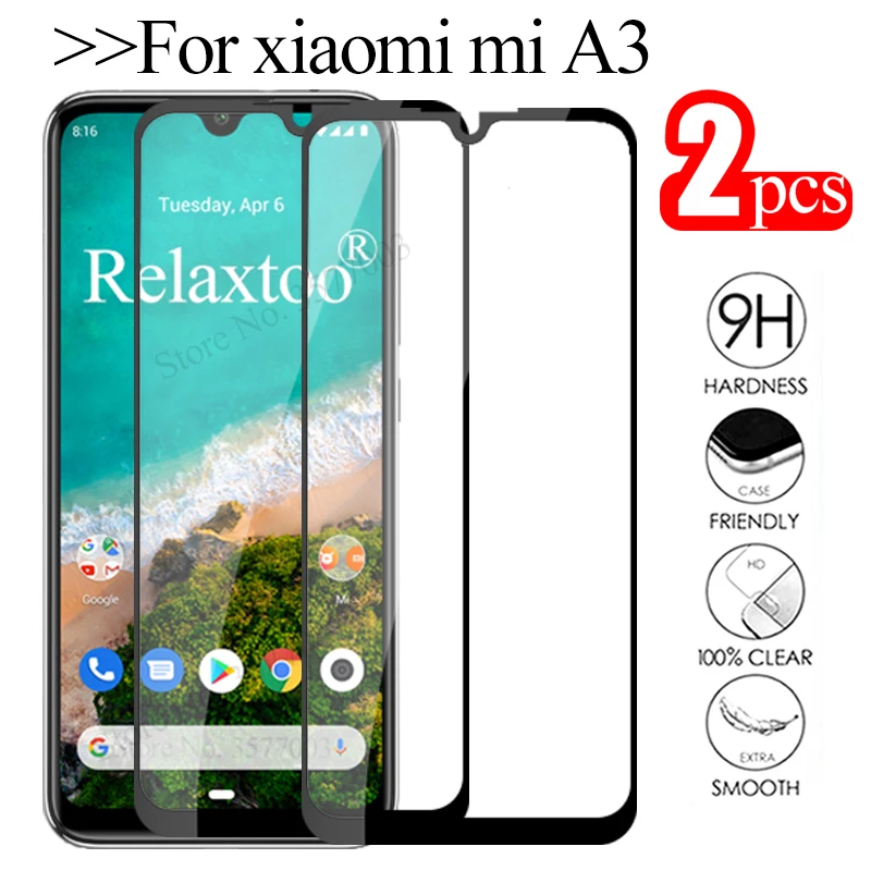 2 шт. Защитное стекло для экрана Mi A3 закаленное Xiaomi MiA3 xiomi mi a 3 3a защитное пленка
