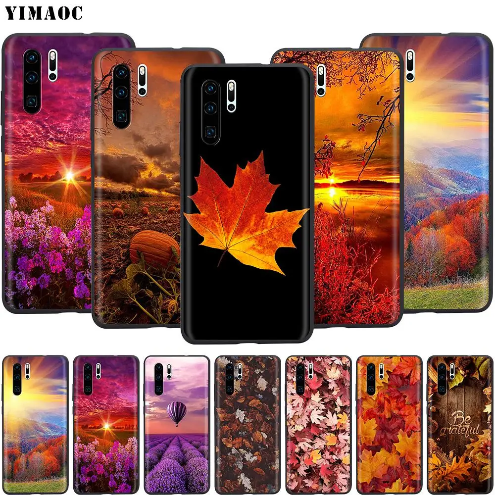 YIMAOC осенний винтажный цветочный мягкий чехол для Huawei Nova 4E 5 5T Smart P9 Lite Y6 Y7 2019 Honor 8A 20S