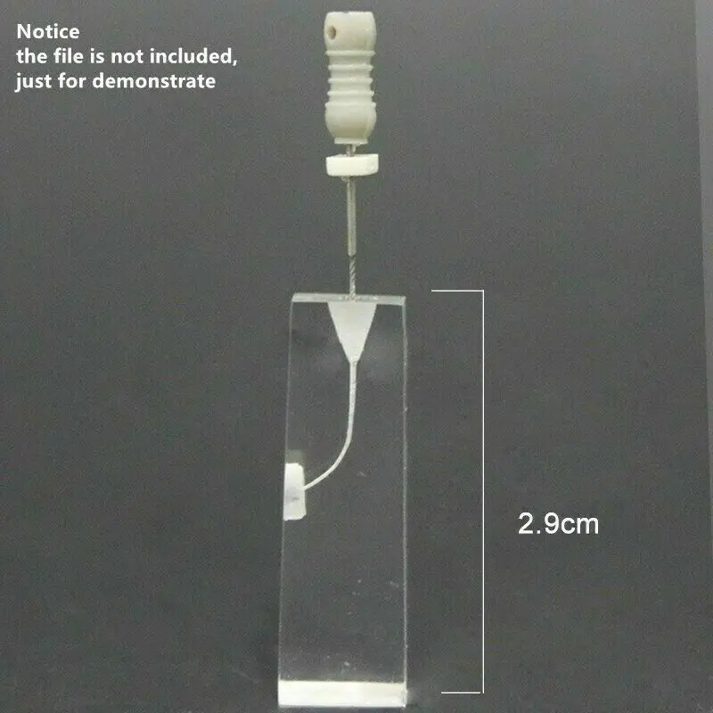 

10Pcs Dental Study Model Rotary Files Practice Block Endo Training Clear