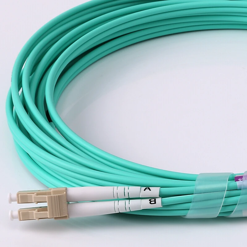 Волоконно-оптический кабель, AMPCOM 10G гигабитные волоконно-оптические кабели с LC в SC многомодовый OM3 дуплексный 50/125 LSZH