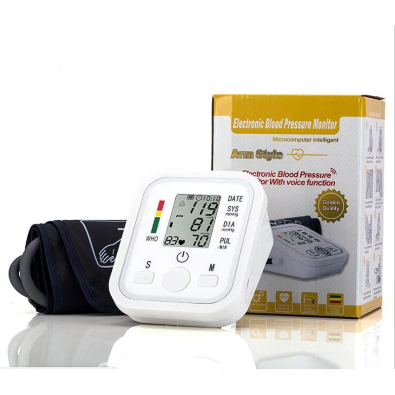 Arm Style Automactic Electronic Blood Pressure Monitor Intelligent Systolic Pulse