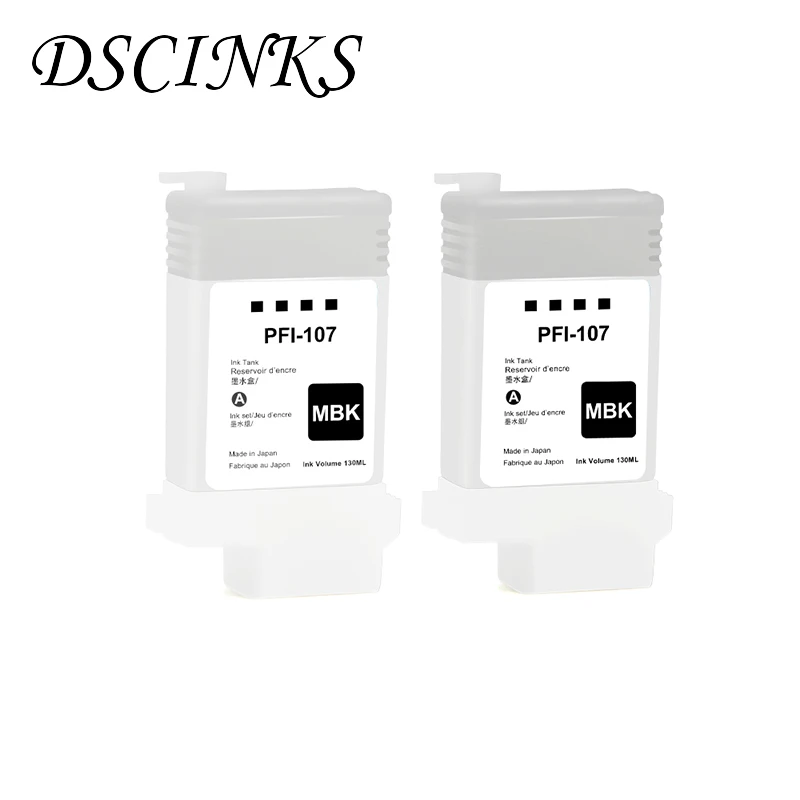 Cartucho de Tinta Recarregável para Canon Pfi107 Ipf670 Ipf680 Ipf685 Ipf770 Ipf780 Ipf785 Ipf670 Ipf770 Ipf 670 Pfi107 Pfi 107 - Imagem 2
