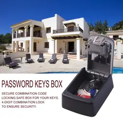 Ключ Сейф наружная цифра настенное крепление комбинация пароль замок алюминиевый сплав Материал ключи коробка для хранения безопасности