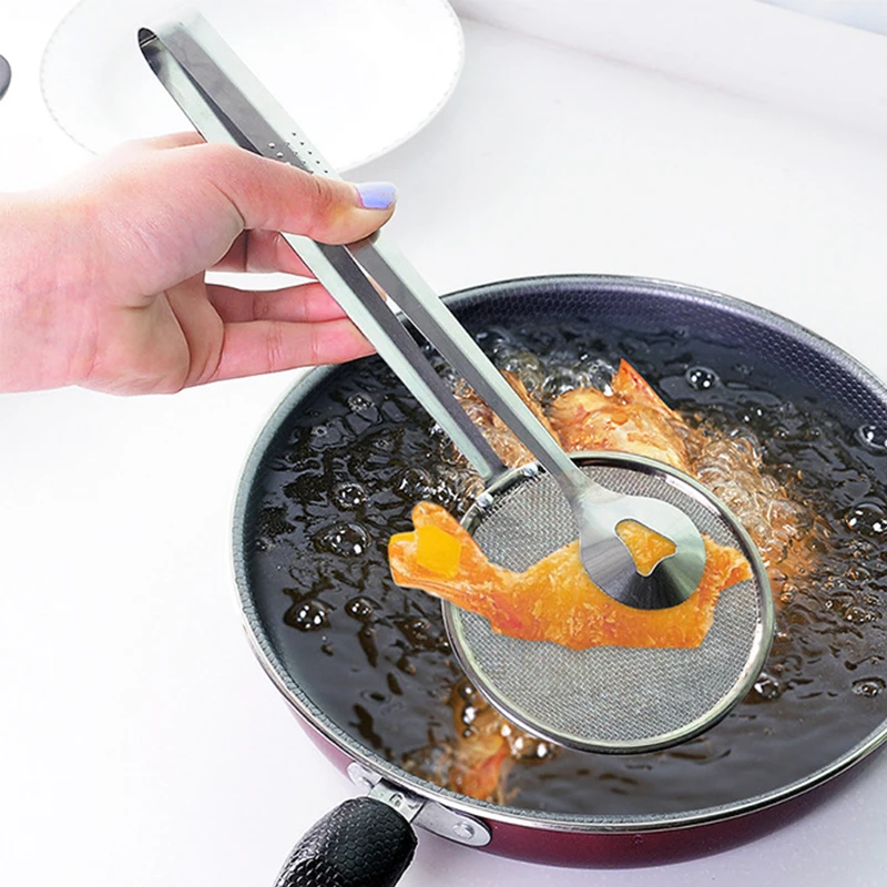 Kitchen Tools Accessories Stainless Steel Utensils Oil-Frying BBQ Filter for Kitchen Convenience Gadgets New Kitchen Supplies