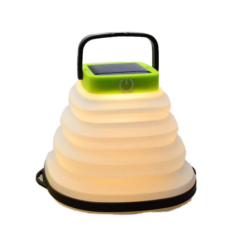 

Waterproof Camping Light foldding Solar Powered Lantern LED Mini Hanging Flashlight Tent Lamp USB outdoors Night Light Portable