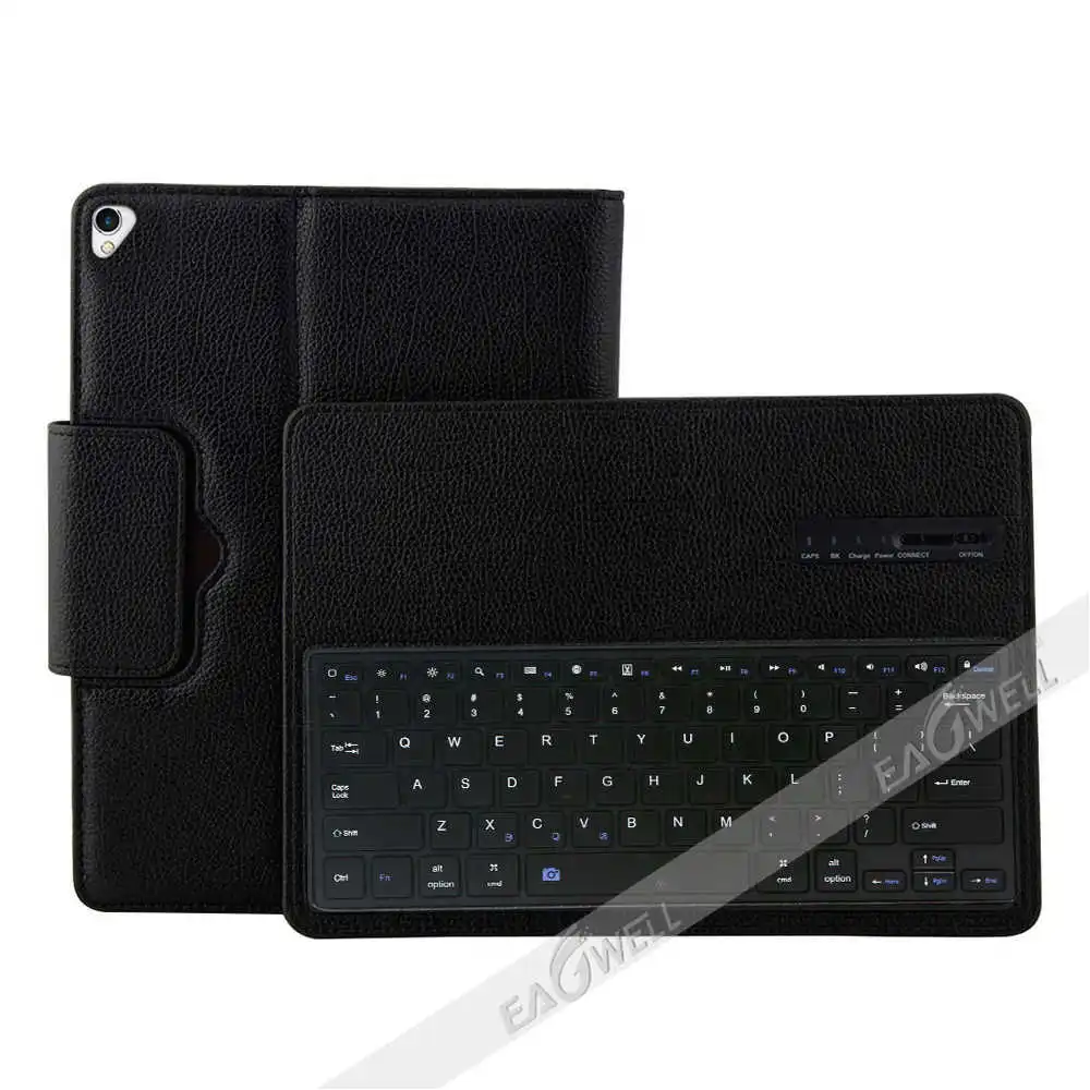 Беспроводная Bluetooth клавиатура чехол для планшета для iPad Pro 12,9 / чехол из искусственной кожи Litchi чехол-подставка для iPad Pro 12,9