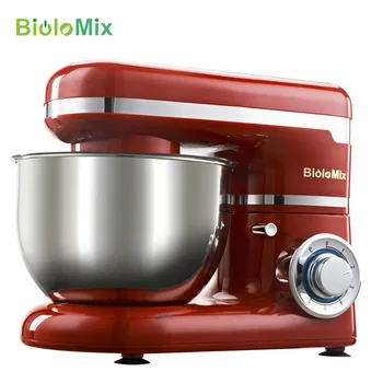 

Hot selling 4L stainless steel bowl 1200W household cooking machine and flour machine 4L egg beater flour