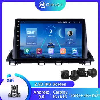 

9'' Android 9.0 2 Din For Mazda 3 Axela BM 2013-2017 Car Multimedia Player Radio Stereo GPS Navigation Carplay DSP BT WIFI 4G