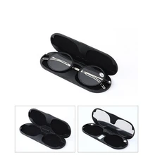 Ultra-thin Round Reading Glasses Unisex Paper Type Anti-blue Light Reader Spectacle+1.0+1.5+2.0+2.5+3.0+3.5