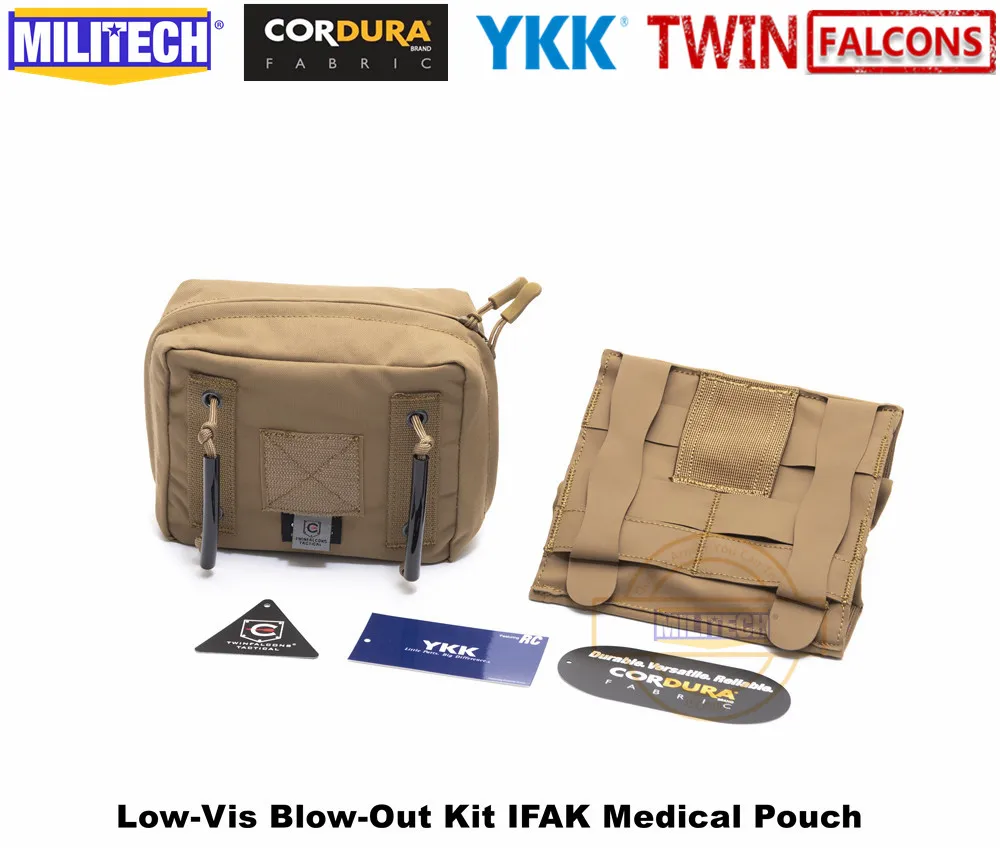 MILITECH twinfalcon TW 500D Delustered Cordura Molle с низким обдувом набор для выдува медицинское