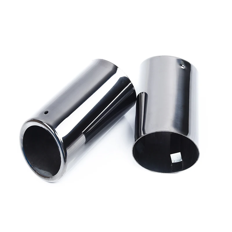 

1 Pair Titanium Black Muffler Exhaust Tail Pipe Tip For E90 E92 2006-10 BMW 325i Auto Replacement Exterior Parts