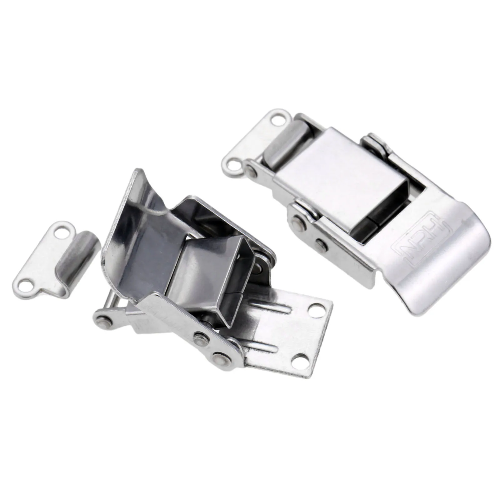 1Pc Retro Stainless Steel Luggage Hardware Lock Bags Toggle Latch Catch Wooden Box Toolbox Buckle Furniture 67*30mm | Обустройство