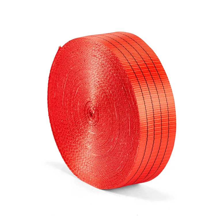Manufacturers Wholesale 2. 5cm-24cm Wide Color Binding Belt of Tensioner Webbing 10 Tons Load-Bearing Intensive Polyester Webbin