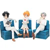 3pcs 1pcs Anime The Promised Neverland Figure Set Emma Norman Ray Figure Brinquedos toy 13cm ► Photo 1/6