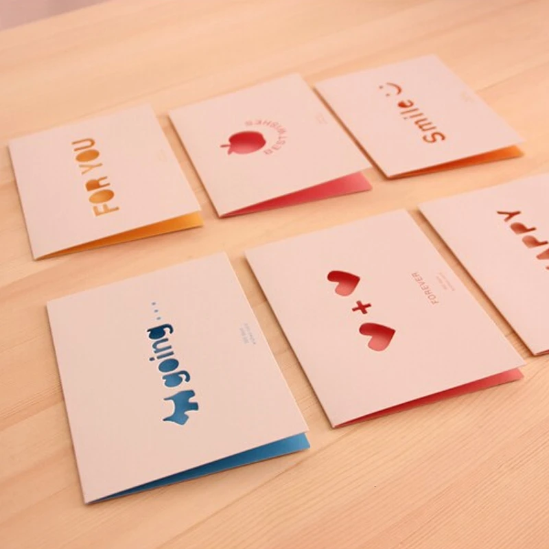 

Originality Love Confession Gift Card Hollow Out Thank Envelope