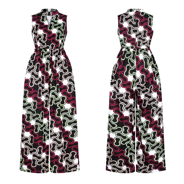 Eke Ankara Jumpsuit Wide Leg Pants - Image 3