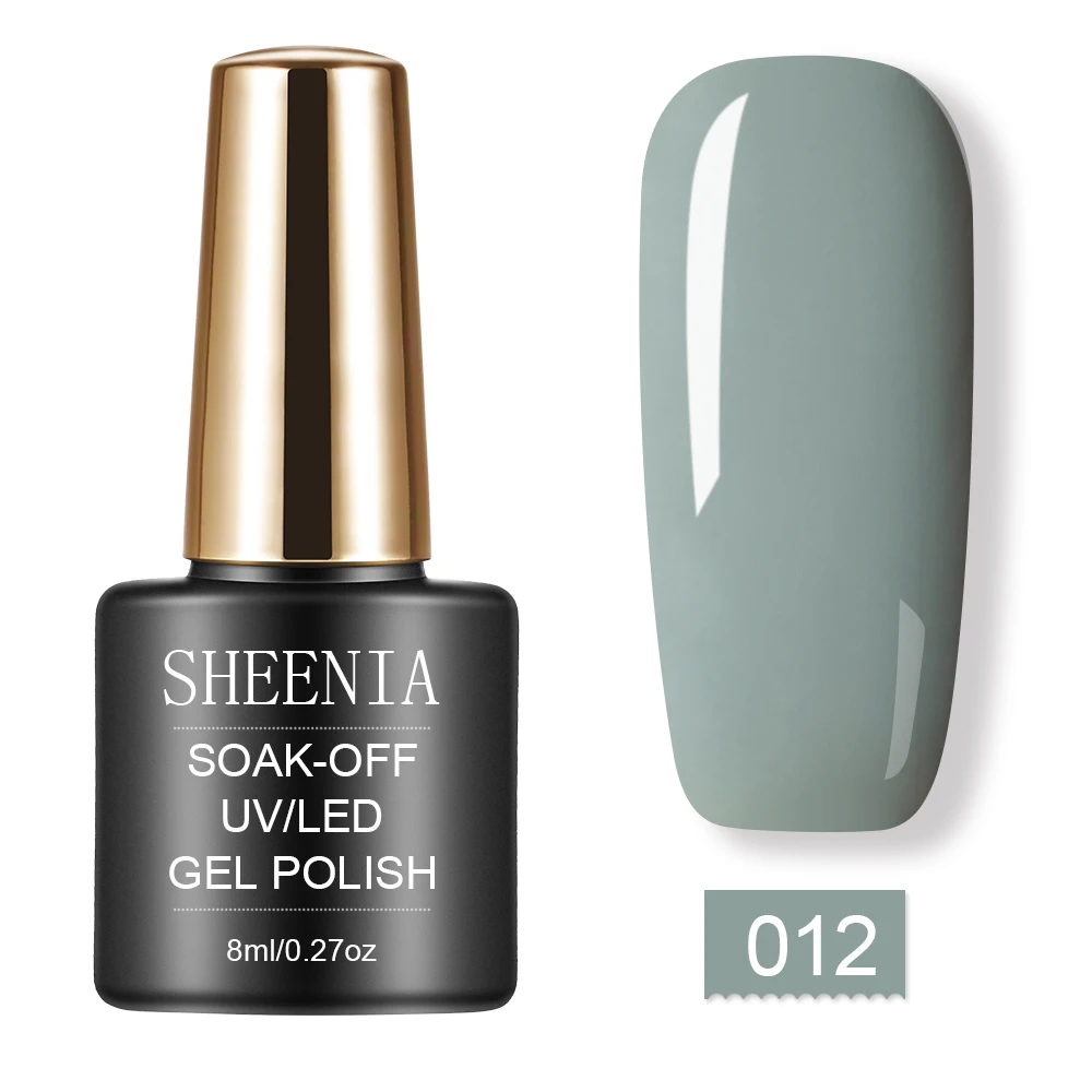 S012 Nail Gel Polish UV Gel Polishes Semi Permanent Gel Varnish Hybrid Glitter Color Gel Polish Manicure Primer Top Coat Nail Art - Цвет: S012