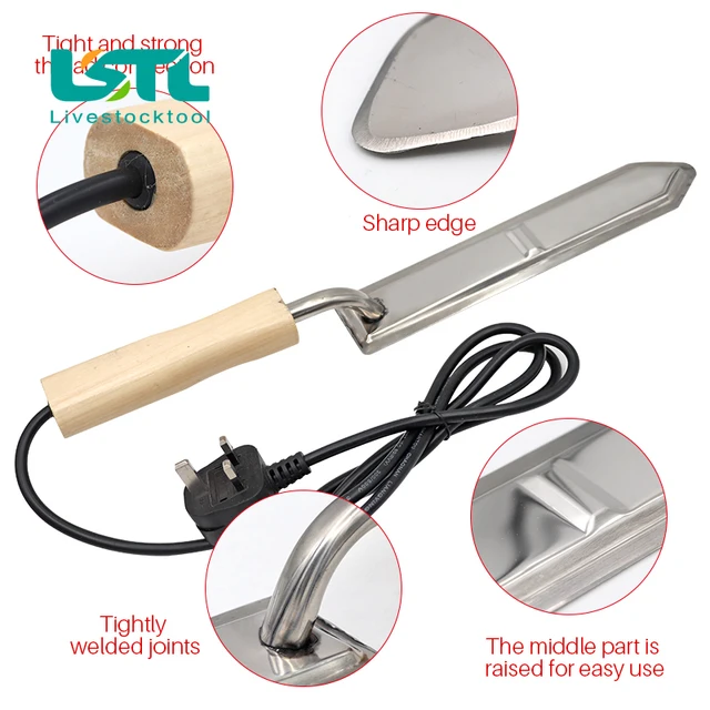 1Db Méhészet Elektromos Vágás Mézkés 220 V Mézvágó Méhkas Méhészeti Berendezések Gyorsan Felmelegszik - Image 6