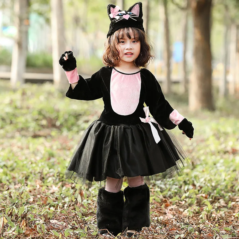 CGMGTSN-Costume Cosplay Chat Noir avec Masque pour Enfants, Déguisement de  ixde Noël, Vêtements de Sauna, Halloween, Lady Bug - AliExpress