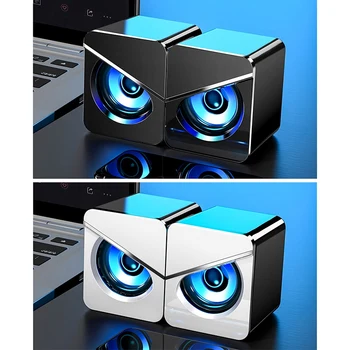 

3D Sound Effect Dual Speaker Computer o, Usb Wired Home Desktop Office Gaming Notebook Subwoofer Speaker