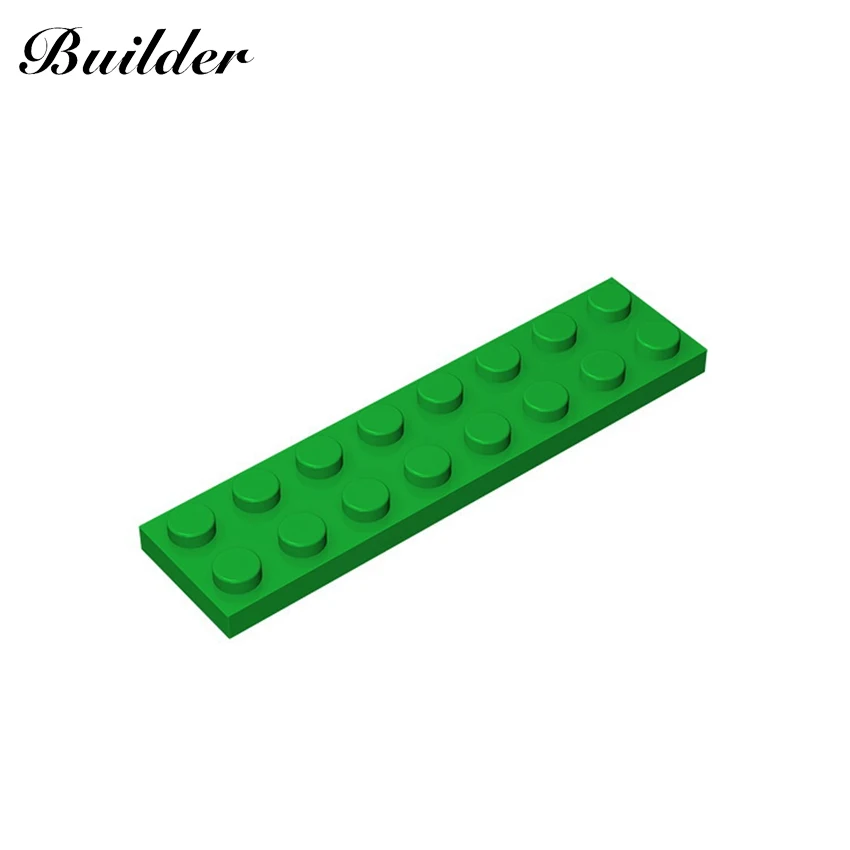 

Little Builder 3034 MOC Thin Figures Bricks 2x8 ​Dots 10pcs Building Blocks DIY Creative Assembles Particles Toys for Children