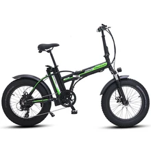 Электрический велосипед 20 дюймов ebike 48V500W Электрический горный велосипед электрический складной велосипед 4,0 fat tire bicicleta eletrica пляжный Электрический велосипед