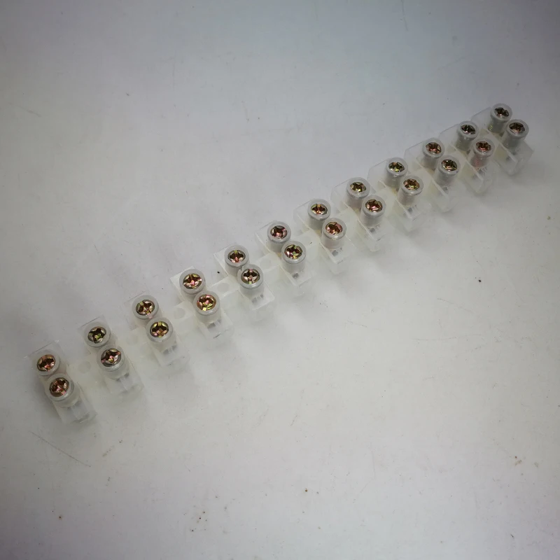 3 шт./лот винтовой клеммный барьер разъем Электрический провод 2 ряда 12 положения