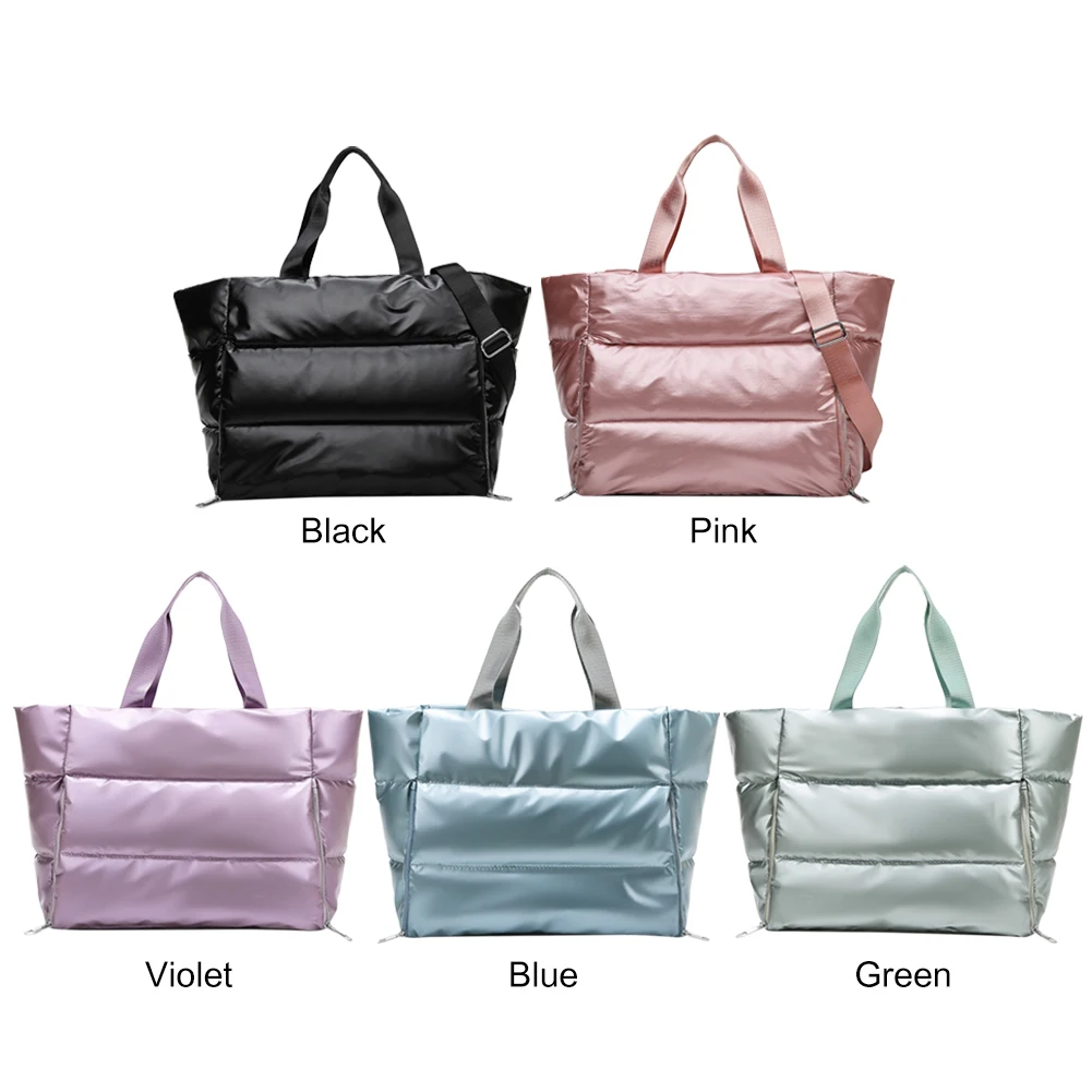 New Foldable Travel Bag Quilted Cotton Gym Yoga Bag Women Pink Duffel Bag  For Women Wet Dry Separation Tote Bag Handbags Bolso - AliExpress