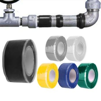 

3m /1.5m x 2.5cm Super Strong Fiber Waterproof Tape Stop Leaks Seal Repair Tape Performance Self Fix Tape Fiberfix Adhesive Tape