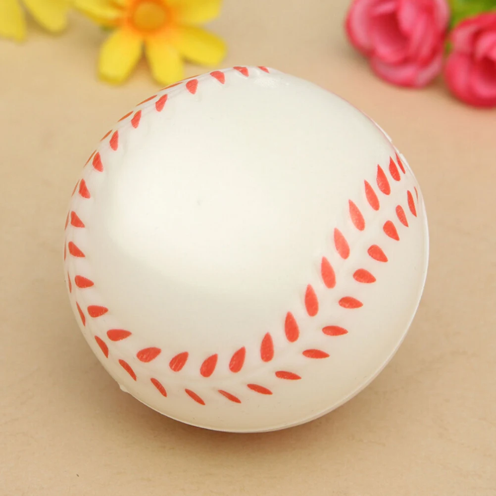 Baseball Hand Handgelenk Übung Stressabbau Entspannung Squeeze Soft Foam Ball R 