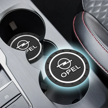 

1pcs car accessories coaster interior decoration non-slip silicone mat for Opel Ampera Astra Insignia Combo Zafira Vivaro Adam