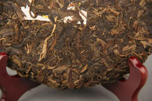 Yunnan Lincang древнее дерево Pu er Gu Hua Cha * 2008 erh старинный пуэр сырой чай 357 г| |