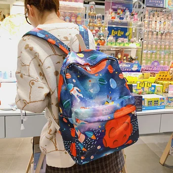 

UNIVERSE WORLD Ins Schoolbag Female Harajuku Ulzzang High School Backpack Japanese College Student Backpack