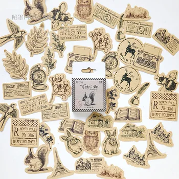 

Tent Stickers Everything Small Printing Shaped Sealing Stickers Boxed Stickers 46 Sheets