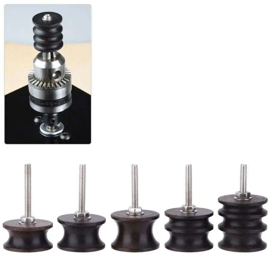 Деревянный полировщик кожи Кожа полированный инструмент DIY Ebony электрический шлифовальный инструмент кожа ремесло инструмент