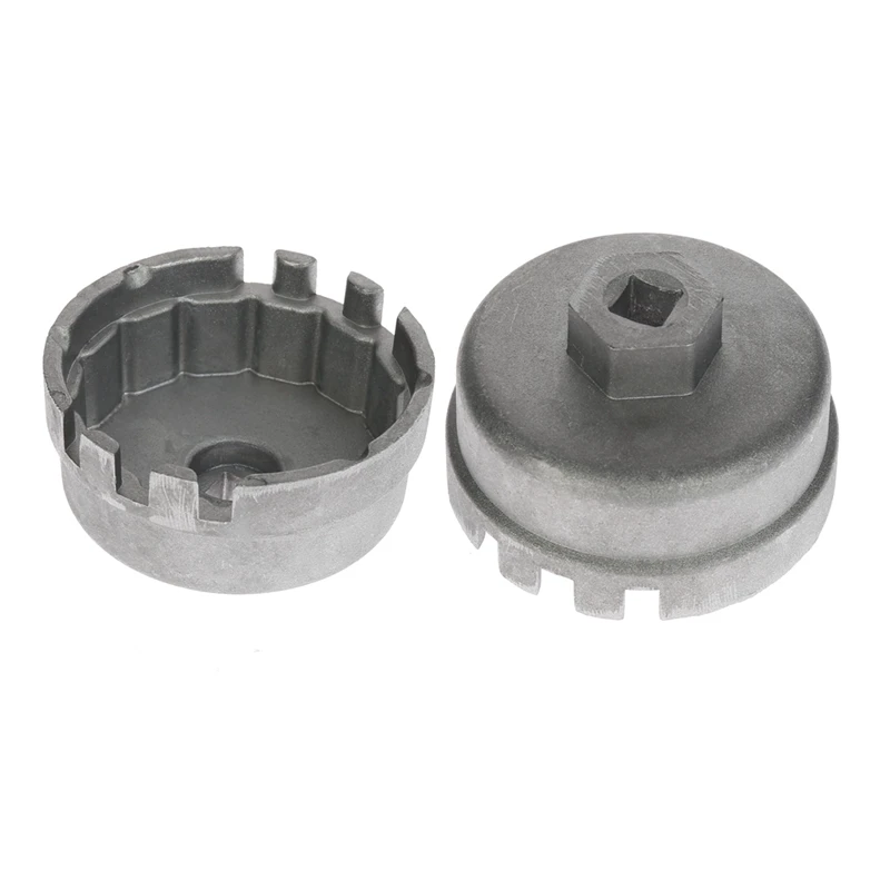 

Aluminum Oil Filter Wrench Cap Socket Remover Tool for Lexus Toyota Highlander RAV4 Camry Universal Housing
