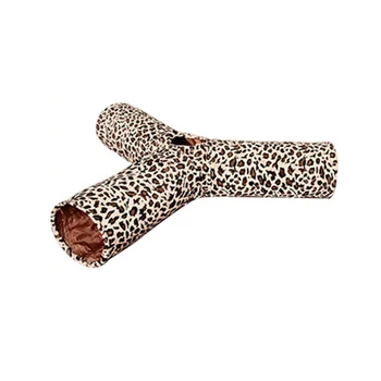 

Cat Tunnel Play Tube Collapsible 3 Way Play Toy with Peephole Playing Tunnel for Kitten Rabbits and Small Dogs