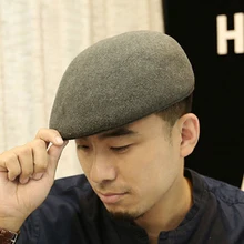 Осенне-зимняя винтажная шерстяная шляпа кепки для мужчин Cabbie Gatsby наружные повседневные шляпы, шляпа от солнца Кепка «Утконос» Chapeau Homme