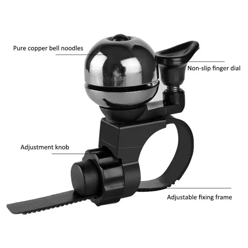 

360 Degrees Rotate Retro Classical Bicycle Bell Copper Bikes Scooter Durable Horn Loud Sound Bike Handlebar Ring